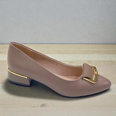 Туфли женские MOLO прессованная кожа бежевые 12548