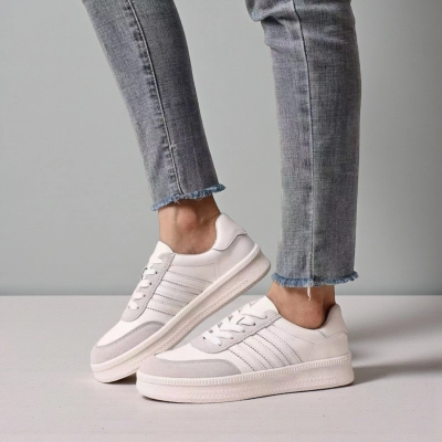 Кроссовки женские Paolo Moro натуральная кожа белые B433-1