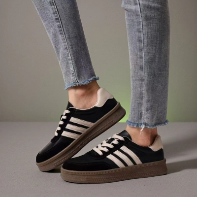 Кроссовки женские Paolo Moro натуральная замша черные B433-12