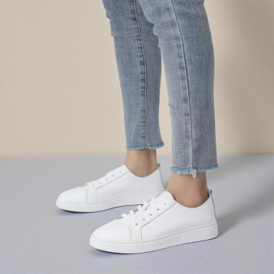 Кроссовки женские Paolo Moro натуральная кожа белые B620-1