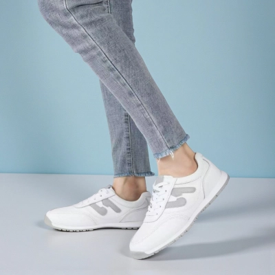 Кроссовки женские Paolo Moro натуральная кожа белые Y287-1