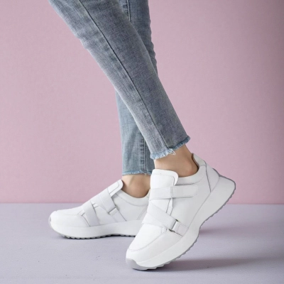 Кроссовки женские Paolo Moro натуральная кожа белые Y263-1 Кроссовки женские Paolo Moro натуральная кожа белые Y263-1