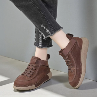 Ботинки женские демисезонные Paolo Moro натуральная кожа шоколадные YR223-2