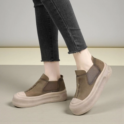 Ботинки женские демисезонные Paolo Moro натуральная кожа хаки YR029-5