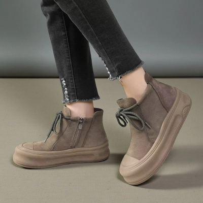 Ботинки женские демисезонные Paolo Moro натуральная кожа коричневые YR042-3