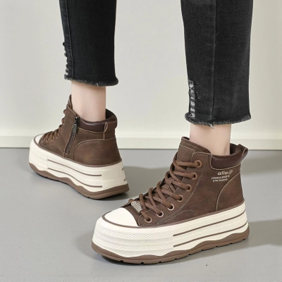 Ботинки женские демисезонные Paolo Moro натуральная кожа коричневые YR309-1