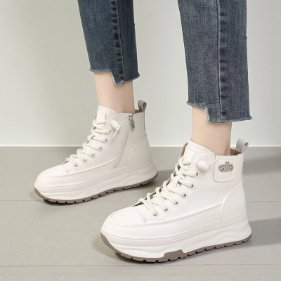 Кроссовки женские демисезонные Paolo Moro натуральная кожа бежевые YR241-5