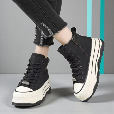 Ботинки женские демисезонные Paolo Moro натуральная кожа черные YR309-4