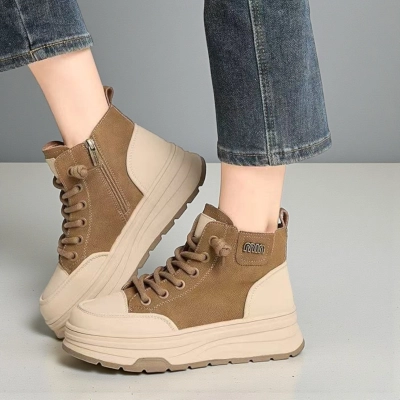 Ботинки женские демисезонные Paolo Moro натуральная кожа коричневые YR006-2