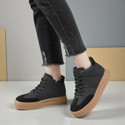 Ботинки женские демисезонные Paolo Moro натуральная кожа черные YR301-4