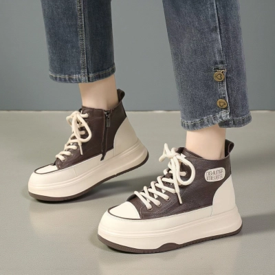 Ботинки женские демисезонные Paolo Moro натуральная кожа шоколадные YR244-2