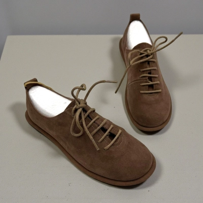 Лоферы женские Dino Albat натуральная замша коричневые D6255-5P