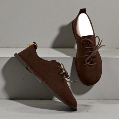 Лоферы женские Dino Albat натуральная замша шоколадные D6255-17P