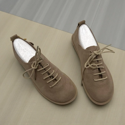 Лоферы женские Dino Albat натуральная замша капучино D6255-4P