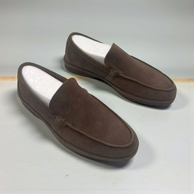 Лоферы женские Dino Albat натуральная замша коричневые D6220-5P