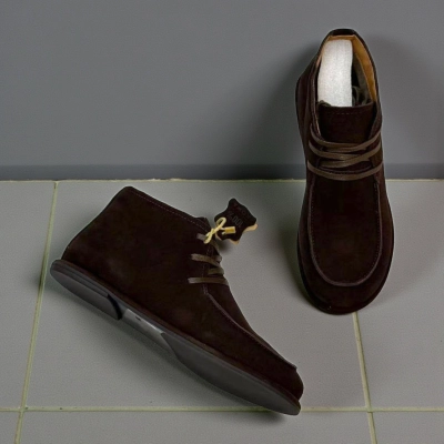 Ботинки женские Dino Albat натуральная замша шоколадные E6263-20P