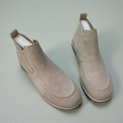 Ботинки женские Dino Albat натуральная замша бежевые E6265-2P