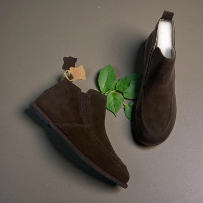 Ботинки женские Dino Albat натуральная замша шоколадные E6265-8P