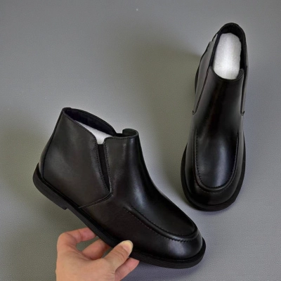 Ботинки женские челси Dino Albat натуральная кожа черные E5253-1P