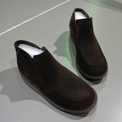 Ботинки женские Dino Albat натуральная замша шоколадные E5253-7P