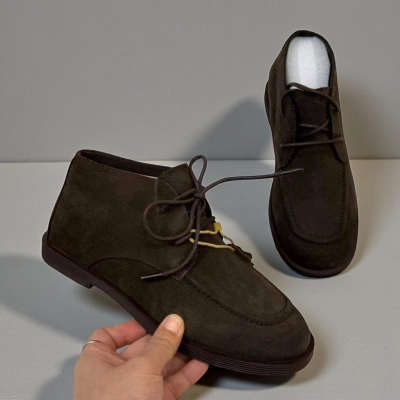 Ботинки женские Dino Albat натуральная замша шоколадные E5252-16P