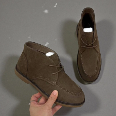 Ботинки женские Dino Albat натуральная замша коричневые E8127-59P