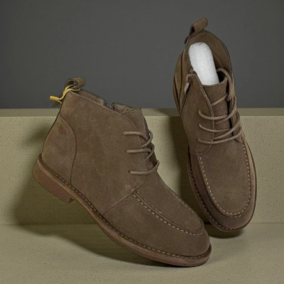 Ботинки женские Dino Albat натуральная замша коричневые E5258-22P