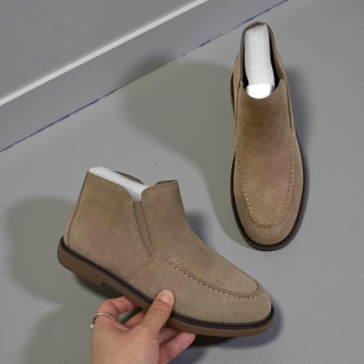 Ботинки женские Dino Albat натуральная замша капучино E8126-57P