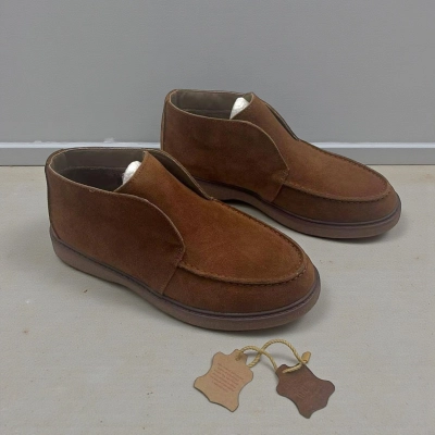 Ботинки женские Dino Albat натуральная замша коричневые D6199-15P