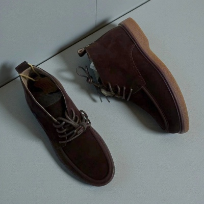 Ботинки женские Dino Albat натуральная замша шоколадные E6261-20P