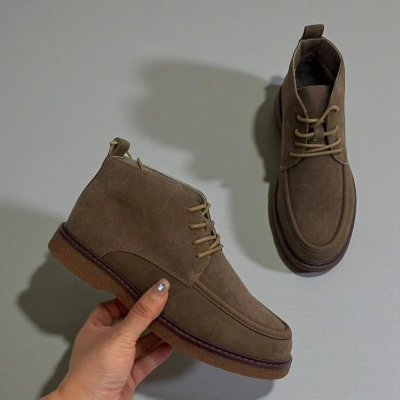 Ботинки женские Dino Albat натуральная замша коричневые E6261-5P