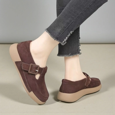 Полуботинки женские Paolo Moro натуральная кожа шоколадные YD189-1