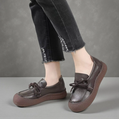 Полуботинки женские Paolo Moro натуральная кожа шоколадные YD006-14