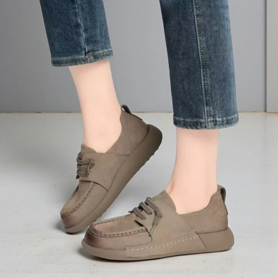 Полуботинки женские Paolo Moro натуральная кожа хаки D019-6