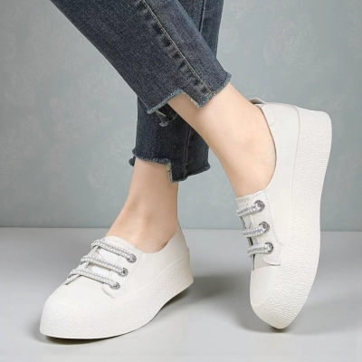 Полуботинки женские Paolo Moro натуральная кожа белые YD292-1