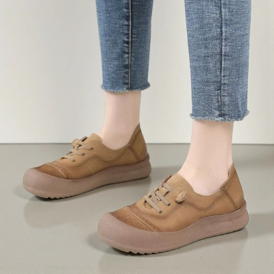 Полуботинки женские Paolo Moro натуральная кожа коричневые YD154-2