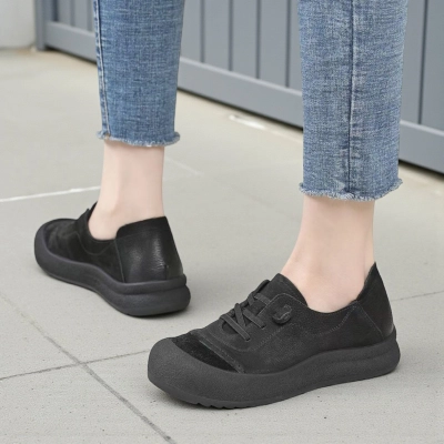 Полуботинки женские Paolo Moro натуральная кожа черные YD154-4