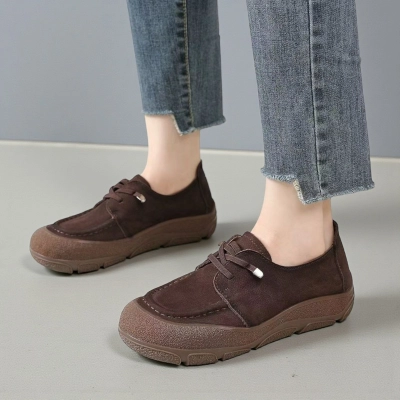 Полуботинки женские Paolo Moro натуральная кожа шоколадные YD243-1