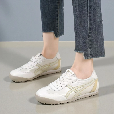 Кроссовки женские Paolo Moro натуральная кожа бежевые YD145-3