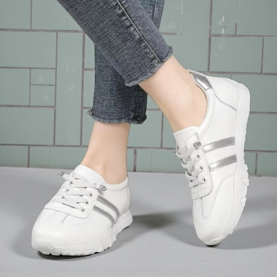 Кроссовки женские Paolo Moro натуральная кожа белые YD147-2