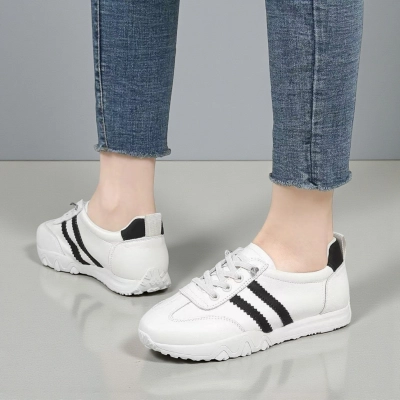 Кроссовки женские Paolo Moro натуральная кожа белые YD147-1