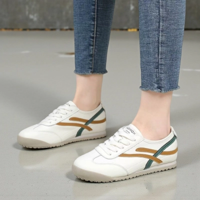 Кроссовки женские Paolo Moro натуральная кожа белые YD146-2