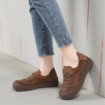 Полуботинки женские Paolo Moro натуральная кожа коричневые YD154-1