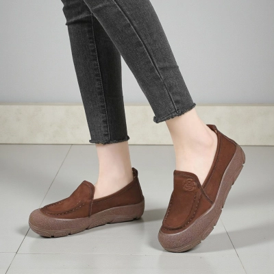 Полуботинки женские Paolo Moro натуральная кожа коричневые YD242-1