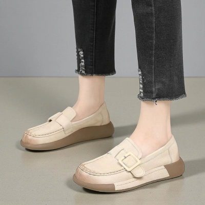 Полуботинки женские Paolo Moro натуральная кожа бежевые D020-8