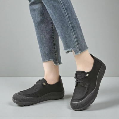 Полуботинки женские Paolo Moro натуральная кожа черные YD243-2