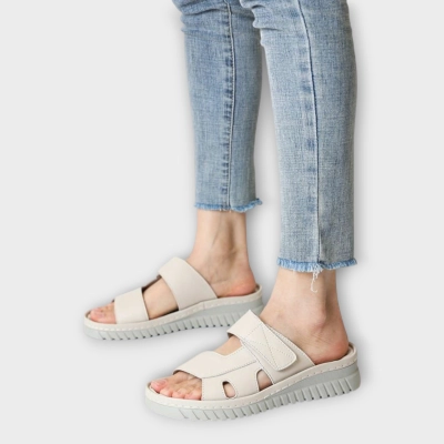 Сабо женские CARDICIANA натуральная кожа бежевые YL206-4