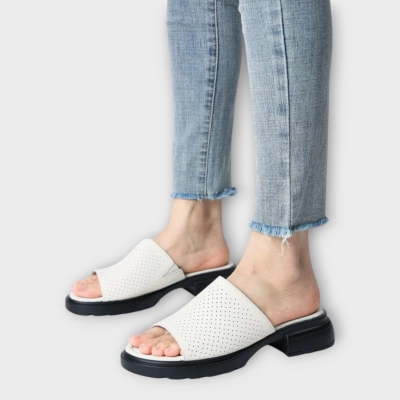 Сабо женские CARDICIANA натуральная кожа бежевые BL532-2