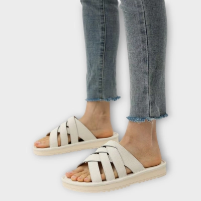 Сабо женские CARDICIANA натуральная кожа бежевые BL520-2