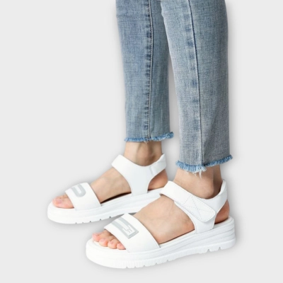 Сандалии женские CARDICIANA натуральная кожа белые BL536-1